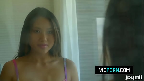 Hot asian babe May Thai gets her wet pussy fucked hard