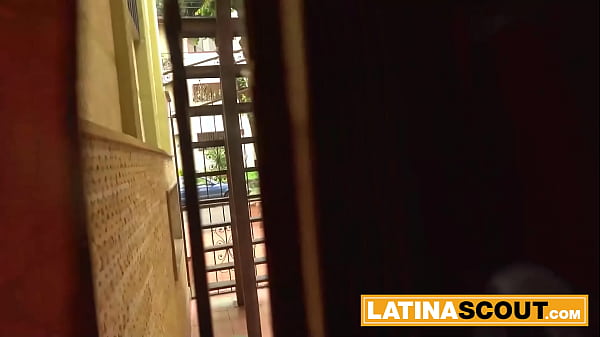 Petite Latina teens end up in crazy threesome with hung casting director