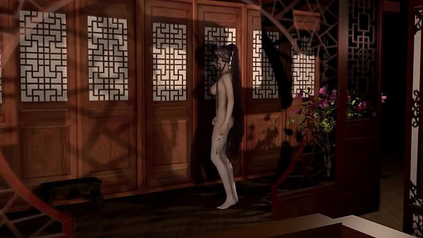 3D Japanese cosplay slut cheating with big cock