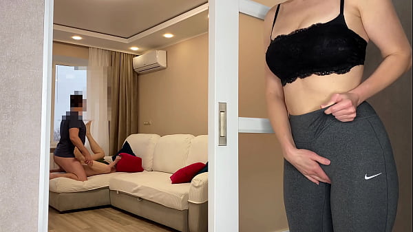 Wife Unnoticed Masturbates while I Fuck her Friend – Real Cheating – Russian Amateur with Conversations