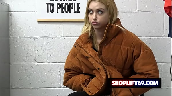 Blonde stepmom and stepdaughter getting fucked from behind by the security guard for stealing – Aaliyah Love, Chloe Cherry