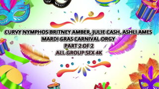 Britney Amber, Ashli Ames & Julie Cash’s In Massive Mardi Gras Orgy!