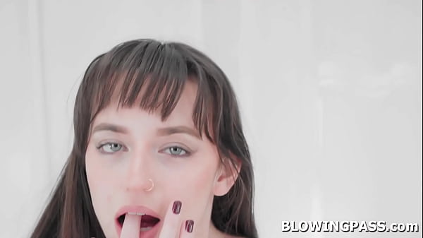 Petite Lana Smalls gagging on big cock