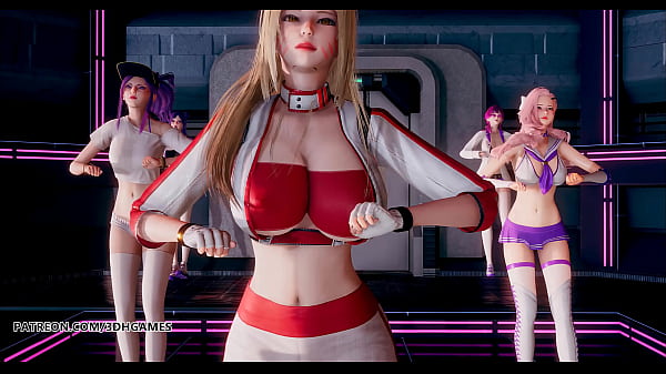 [MMD] Dreamcatcher – SCREAM Hot Striptease Ahri Akali Kaisa Evelynn Seraphine KDA League of Legends
