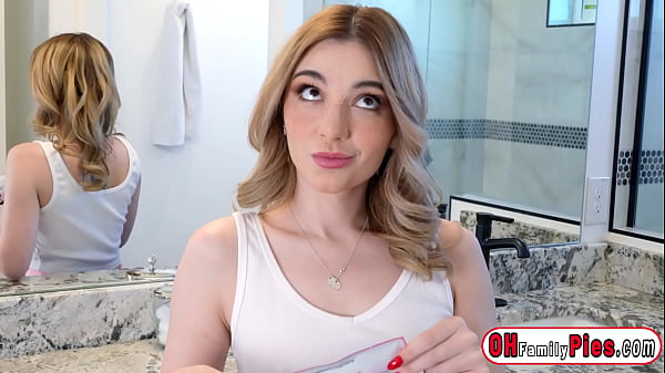 Naughty teen stepsister Demi Hawks wanted stepbrothers Parker Ambrose cream