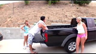 18 Year Olds Carmen Kinsley And Mckenzee Miles Have Hot Threesome