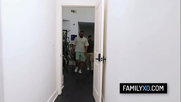 Busty teen has threesome with stepdad and stepbrother – Hailey Rose