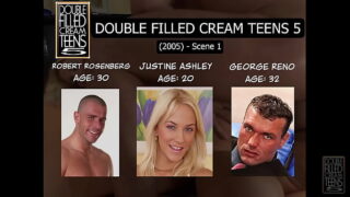 Double Filled Cream Teens 5 (2005) – Scene 1 (Justine Ashley) [AI Enhance]