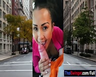 Public POV Blowjob In A Car By Horny And Busty Asian MILF Slut