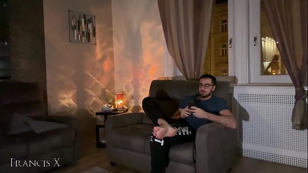 Two Blonde Sluts Share a Big Cock in Double Blowjob