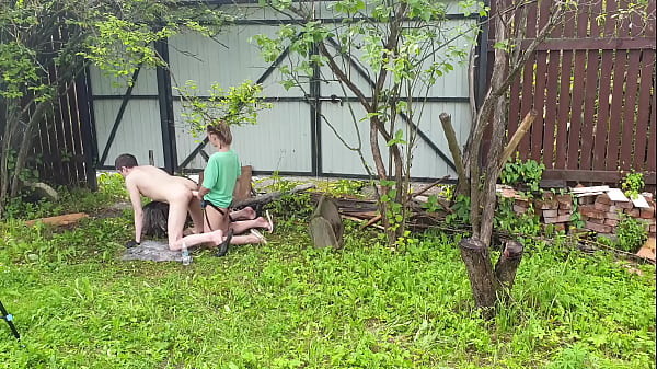 Anastasia Mistress outdoor fuck strapon Sasha Earth